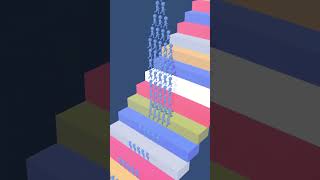 The final part of the game of Count Master: how to create a tower from the stickmen!