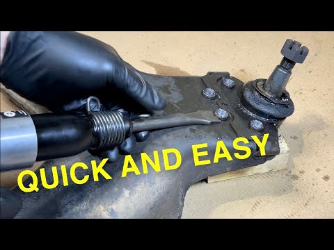 Removing ball joints with rivets in 6 minutes!