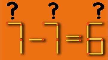 Matchstick Puzzle (63)| Move Only 1 stick to make equation correct