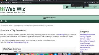 SEO Meta Tags Generator SEO Meta Tags Generator