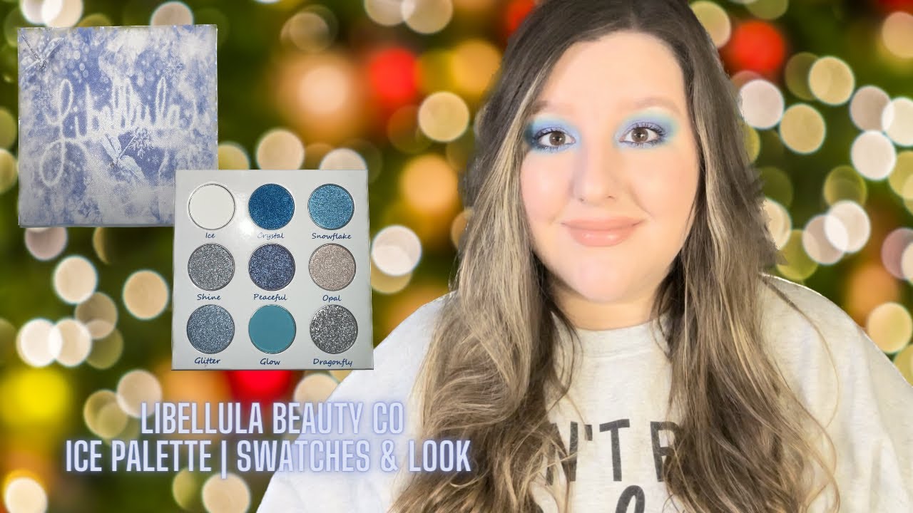Libellula Beauty Co Ice Palette | Swatches & Look 
