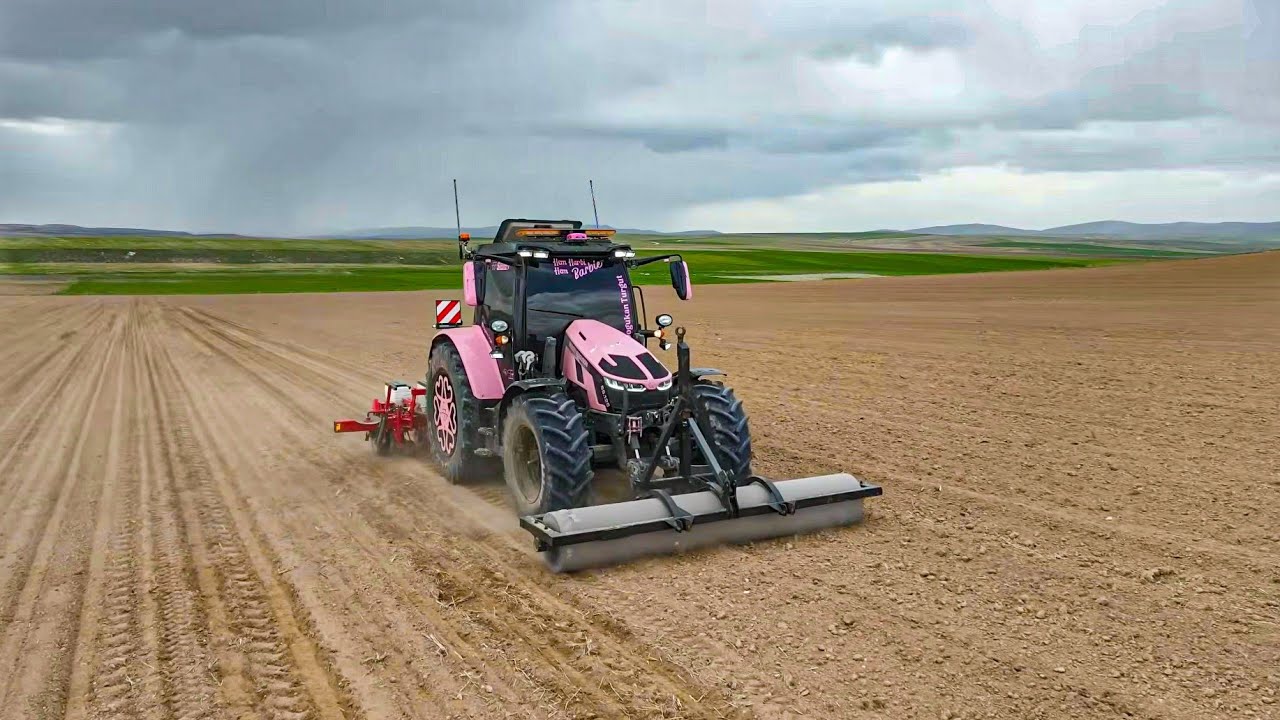 Pembe Traktör ile Gurbete Çıkıyoruz//Kombine Pancar Ekimi !!