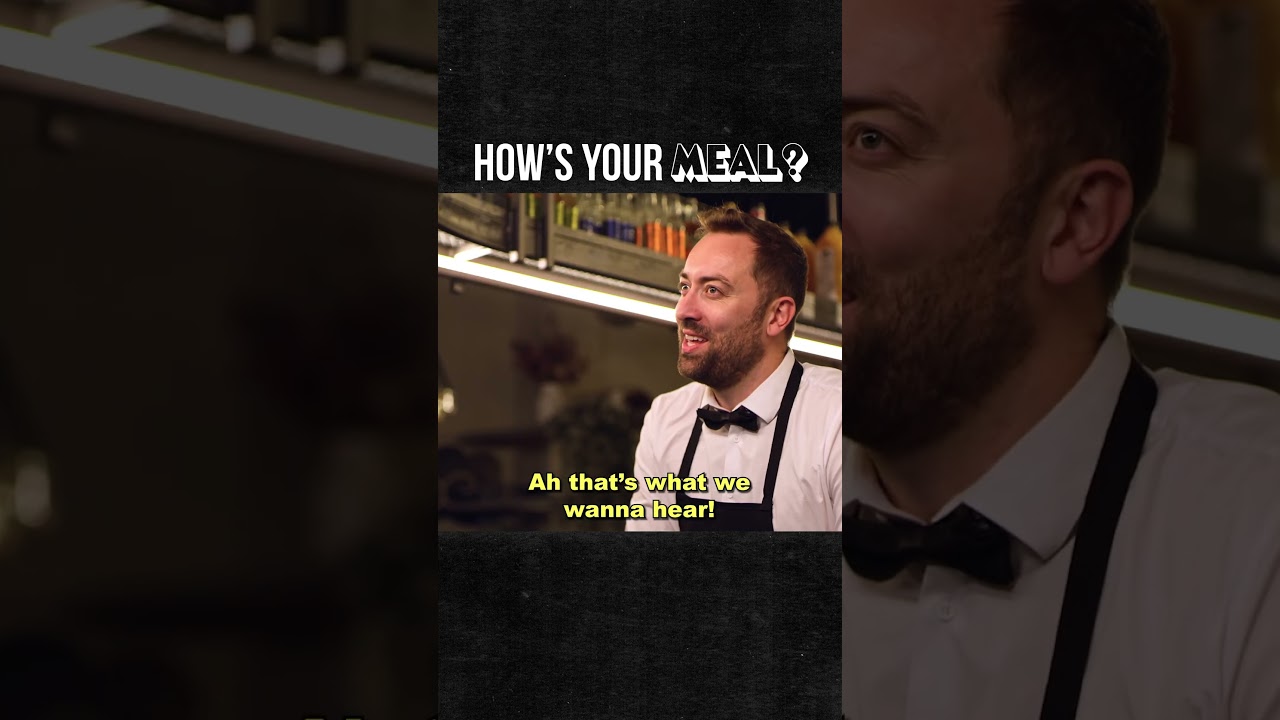being two faced in a restaurant