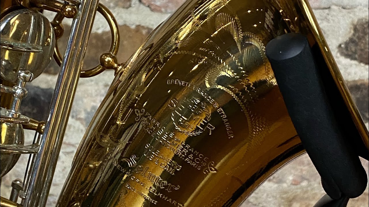 Beautiful Selmer Super Balanced Action Tenor Saxophone Play Test! 50xxx serial www.newyorksax.com