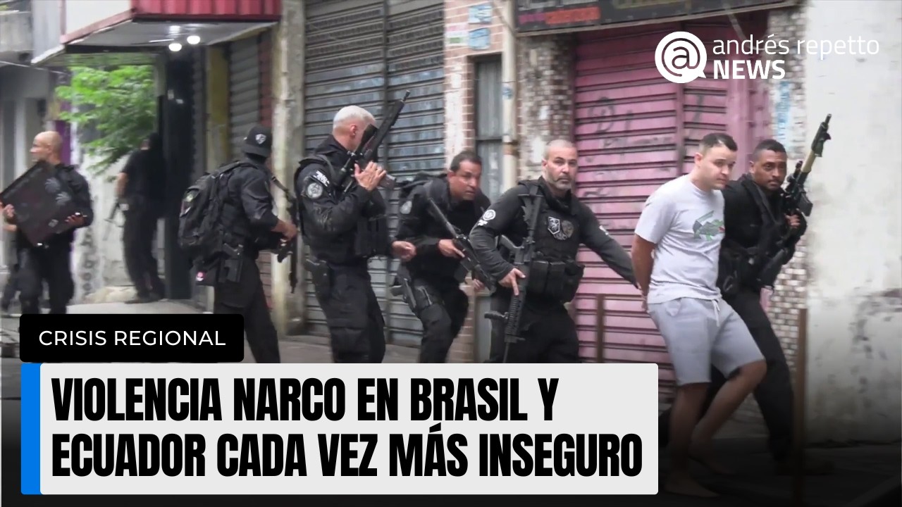 🔥 CRISIS REGIONAL: Violencia NARCO en BRASIL y ECUADOR cada vez más inseguro | 
