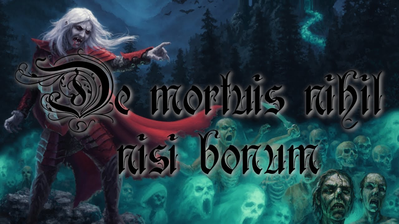 Dark music - De mortuis nihil nisi bonum - YouTube