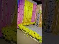 Beautiful Event Decoration | Haldi Function Setup #shorts