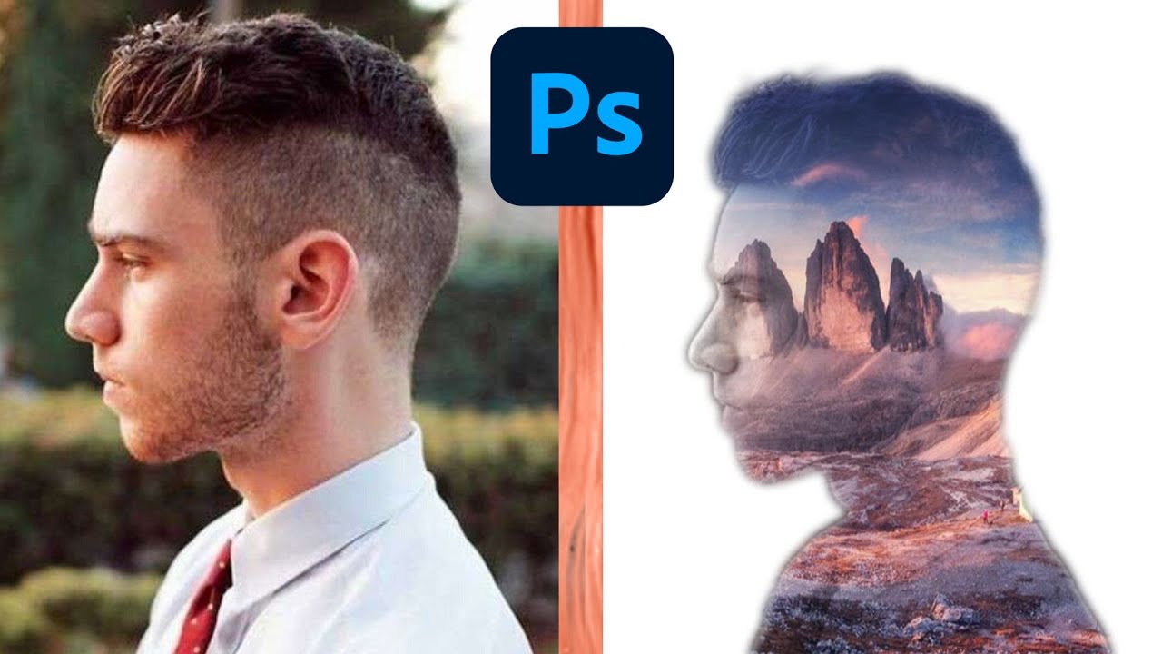 Effetto doppia esposizione | Adobe Photoshop - YouTube