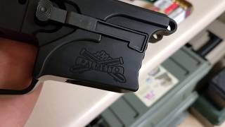 Palmetto State Armory 9mm AR lower overlook and talk.