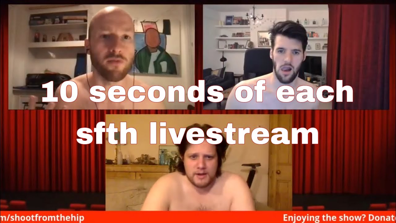 10 seconds of each shoot from the hip livestream (reupload)