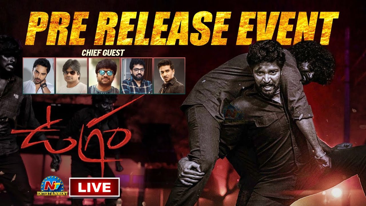 Ugram Pre Release Event LIVE | Allari Naresh,Mirnaa | Vijay Kanakamedala | Ntv ENT