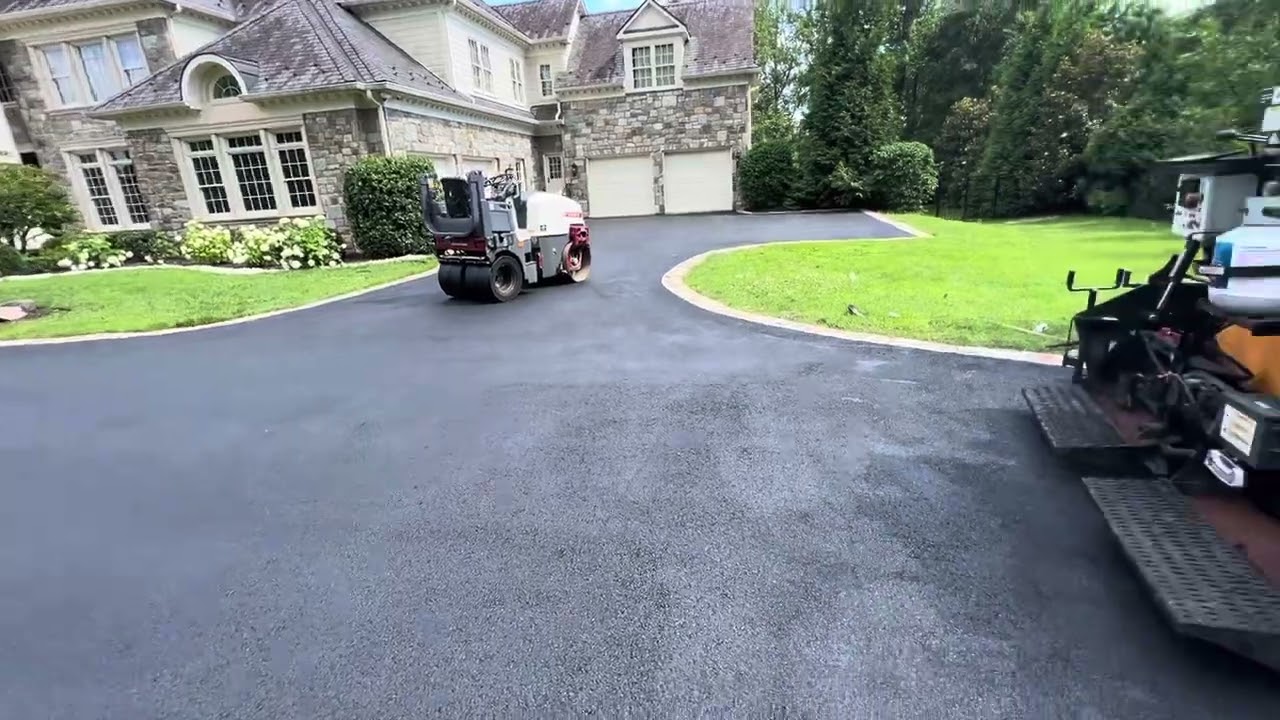 Asphalt paving call now for quality workmanship great prices and a beautiful job 