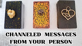 Channeled Messages From Your Person. Pick a card