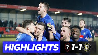 Salford City 1-1 Harrogate Town Highlights