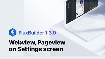 FluxBuilder #15: new Settings/Profile (App Builder - Flutter)