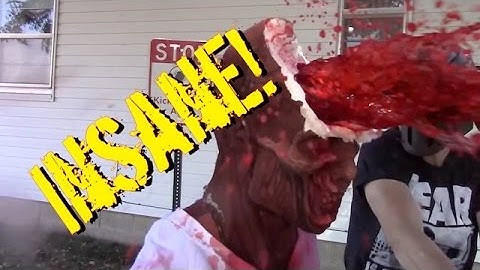 4 INSANE Zombie Destructions!  October 2015 Compilation.  Zombie Go Boom
