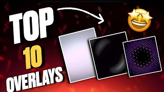 Top 10 overlays for edits | boost your editing 😉 | overlays for editing