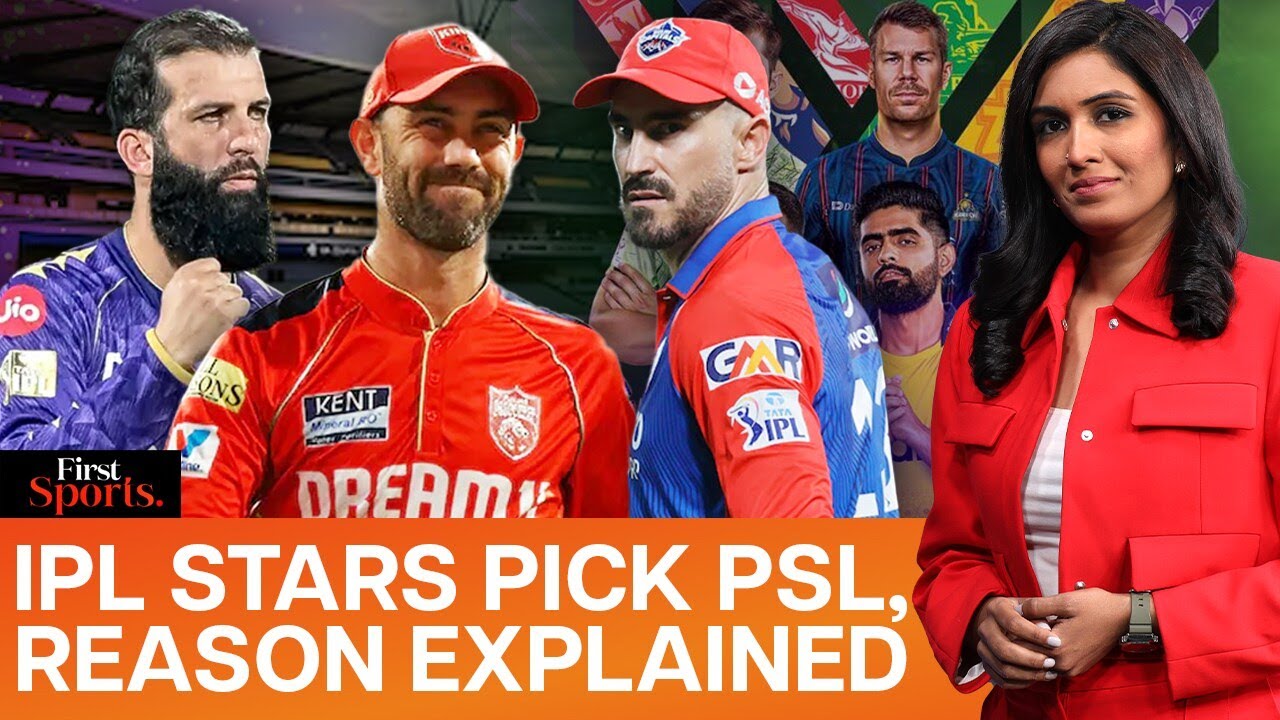 Faf du Plessis, Moeen Ali Head to PSL: What Does This Mean For IPL? | First Sports With Rupha Ramani