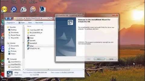 Learn How to Install Staad Pro for Window 7
