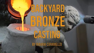 My first bronze casting in my backyard foundry