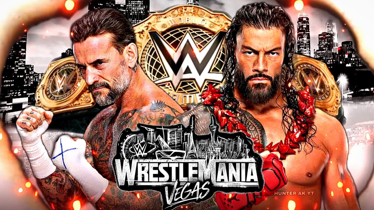 Полный матч: Си Эм Панк (чемпион) против Романа Рейнса | Матч за титул чемпиона мира в тяжелом ве...