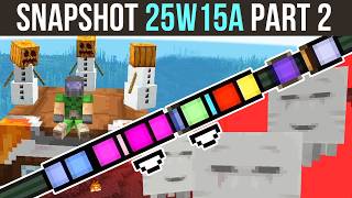 Secrets Of The Happy Ghast | Snapshot 25W15A