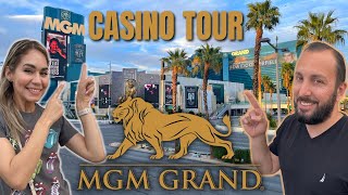MGM GRAND Las Vegas Hotel & Casino Tour | Pool - Room - Buffet - Review & More