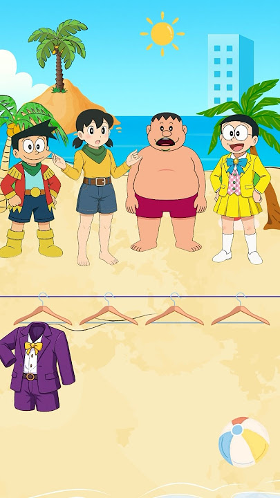 Thử thách phối đồ cho #nobita  #doraemon #shizuka #chaien