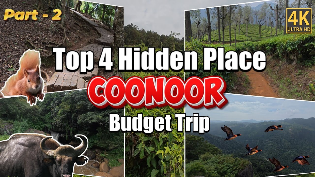 😱 Top 4 Hidden Place in Coonoor | Adventure Vlog | Bike Ride | Best Coonoor Tourist Places to visit