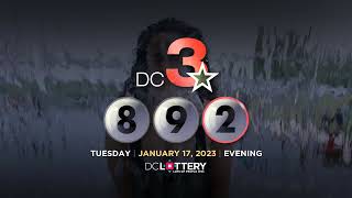 DC LOTTERY Evening 01/17/2023