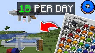 Best and Easiest *Concrete Farm* Tutorial on Donut SMP | $1B | Minecraft | #minecraft #donutsmp 