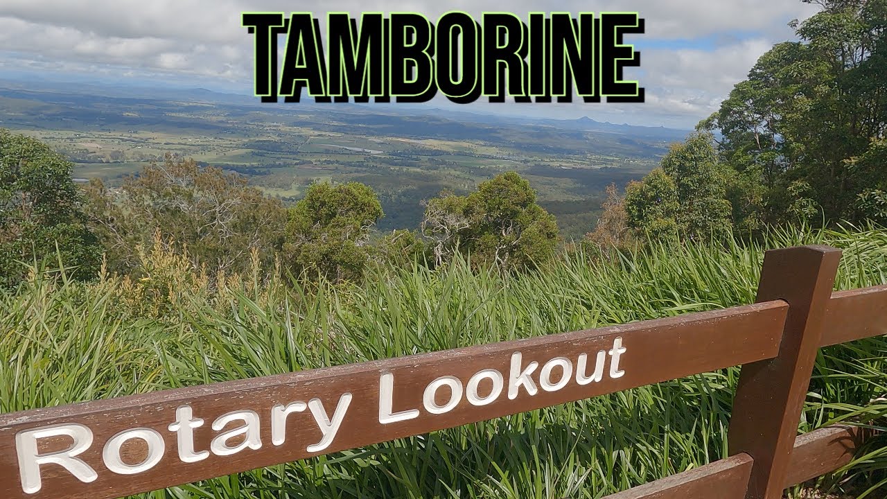 Riding Around The World TAMBORINE Mt QLD motorbike ride with LOOKOUTS