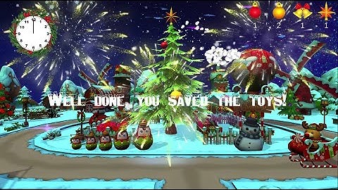 Interactive wall. Games for the new year.