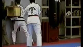 USTF I Dan Test - Jumping Back Kick 3-board break