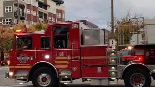 Seattle Fire Department - Station 18 - All Fire Trucks Responding - Water Rescue