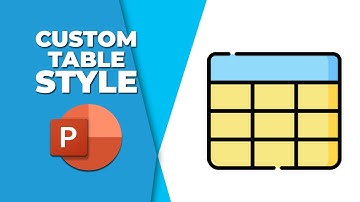 How to make custom table style in PowerPoint