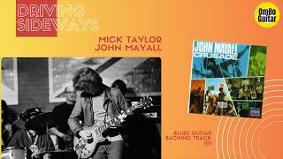 Driving Sideways John Mayall Mick Taylor Blues Guitar Backing track G