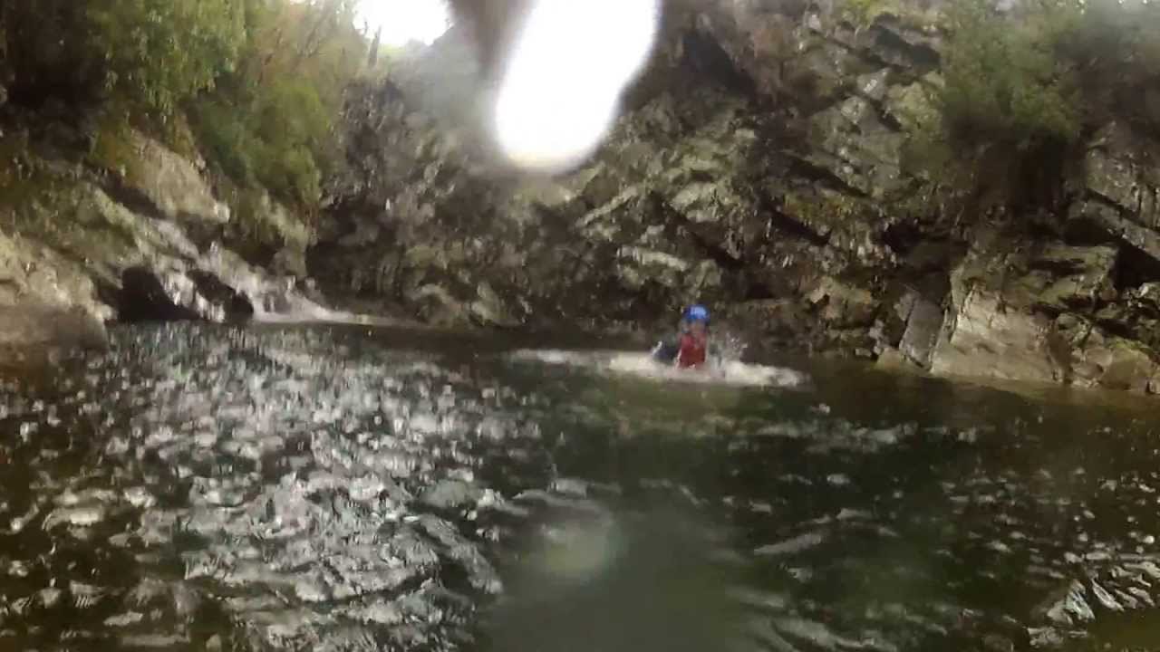 Nae Limits Canyoning Douglas McInally Stag 18th May 2013