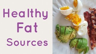My 7 favourite sources of healthy fats: 1. eggs 2. avocados 3. cheese
4. extra virgin olive oil 5. dark chocolate 6. nuts (not peanuts! i
know shoul...