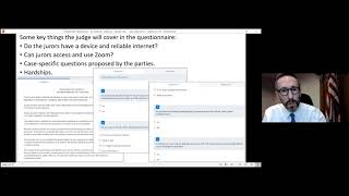 Training Part 2  -  Jury Selection and Remote Voir Dire