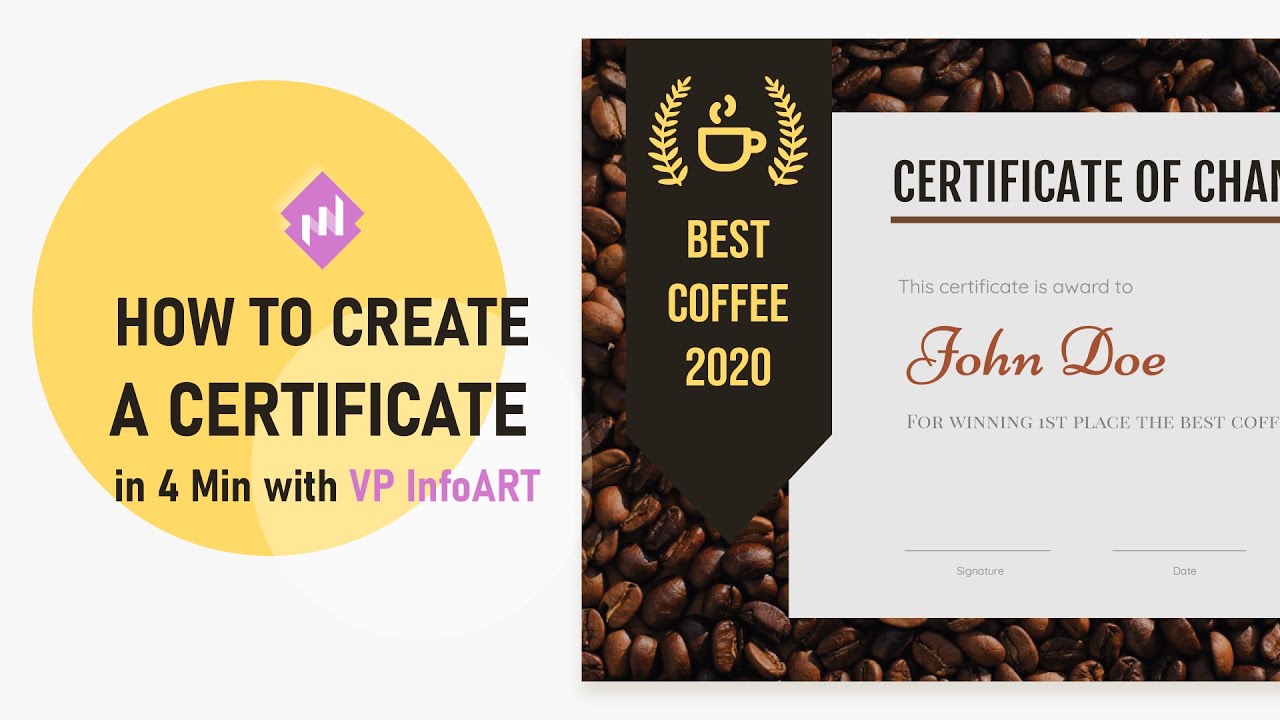 create a certificate template