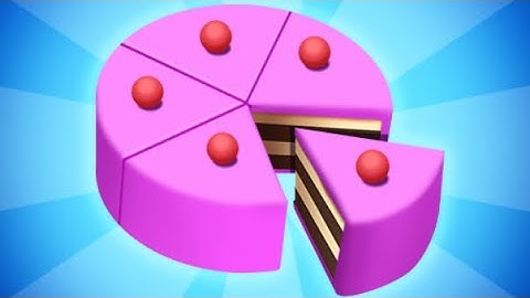 Cake sort puzzle 3D game play