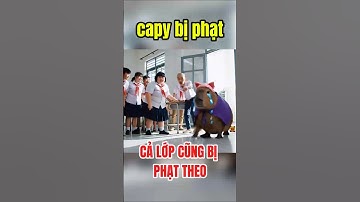 Capybara bị phạt vì cosplay: thầy bắt cả lớp đứng một tiếng vì điều này 18/10 #capybara