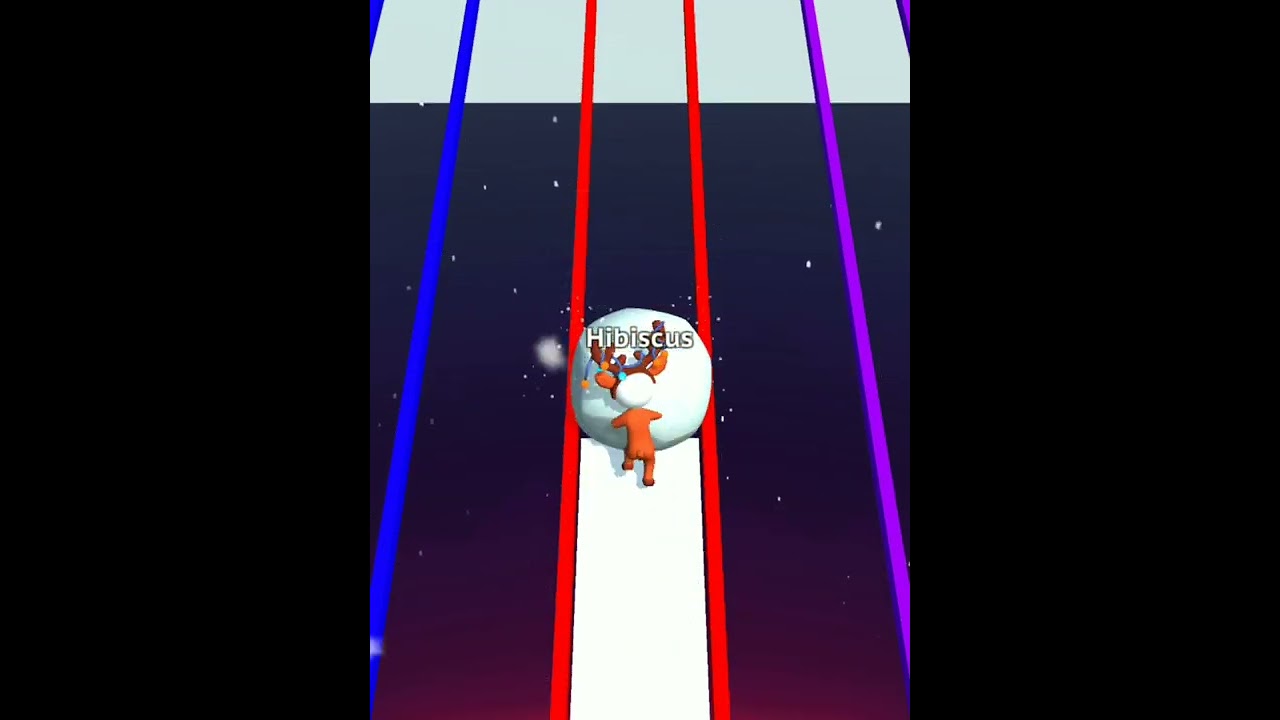 Snow Race Snowballs Level 8 🎺 Game Challenge