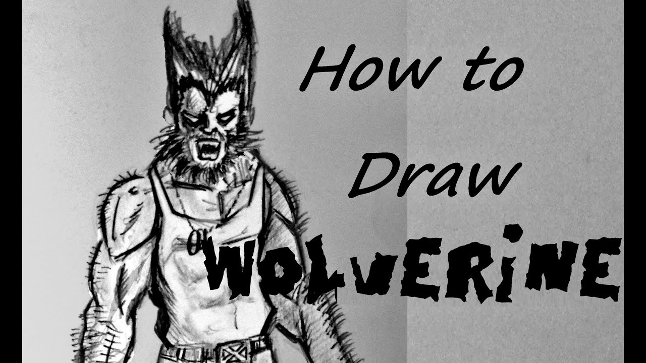 Ep. 38  How to draw Wolverine