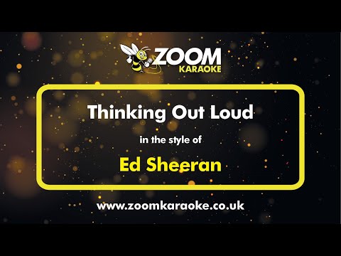 Ed Sheeran - Thinking Out Loud - Karaoke Version from Zoom Karaoke