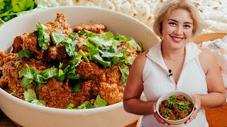 Auntie Liz Attempt British Style Rogan Josh Thats Banned In India....