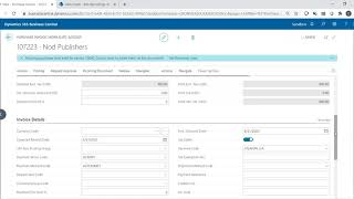 how to set up auto draft payments in dynamics 365 business central