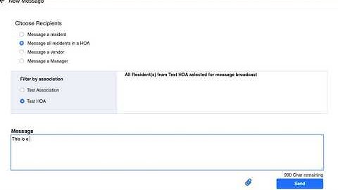 HOA Messenger - Broadcast Messaging from Desktop