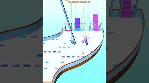Bridge Race All Levels Gameplay Android,ios Levels 704 #Shorts